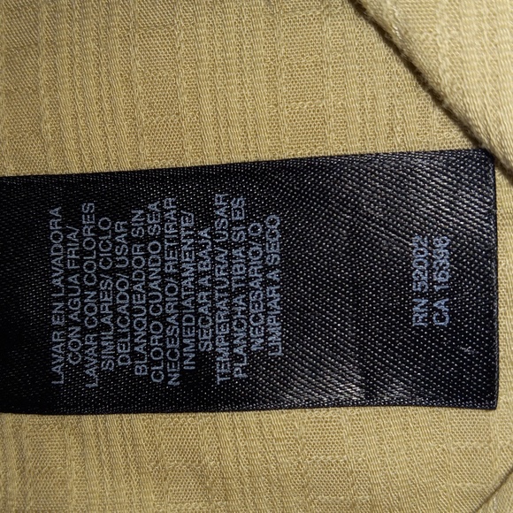 Concepts by Claiborne Beige Pinstripe Dress Shirt 👔 (Size: Large) - Picture 5 of 7